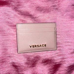 Versace cardholder wallet in pink